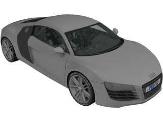 Audi R8 3D Model