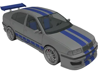 Skoda Octavia (Tuning) 3D Model