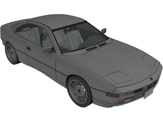 BMW 850i 3D Model