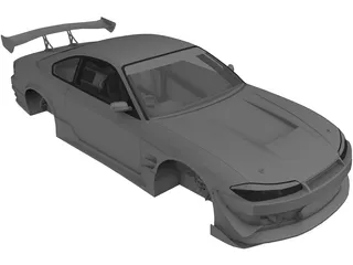 Nissan S15 Silvia Body 3D Model