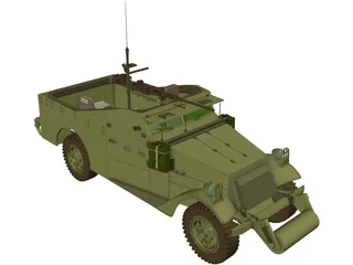 M3 Scout 3D Model