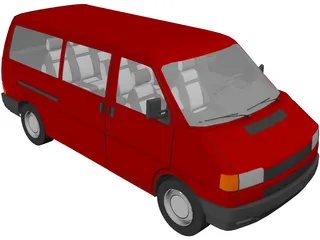 Volkswagen Transporter 3D Model