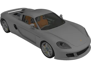 Porsche Carrera GT 3D Model