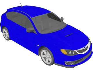 Subaru Impreza WRX STi 3D Model