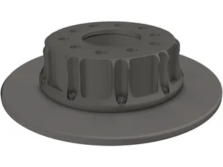 Brake Disc Front 3D Model