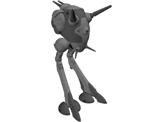 Zentraedi Battlepod 3D Model