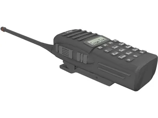 ICOM Handheld Radio Model F43 3D Model