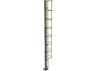 Cat Ladder 3D Model