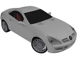 Mercedes-Benz SLK (2004) 3D Model