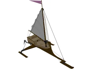 Boat 3D Model