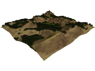 Valley 3D Model