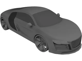 Audi R8 3D Model