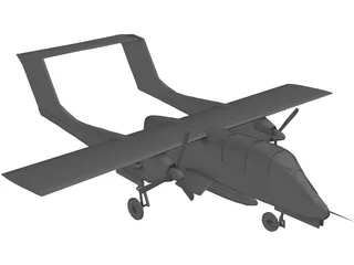 OV-10 3D Model