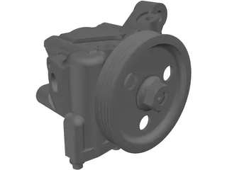 Power Steering Pump Honda Prelude H22A (1993-2001) 3D Model