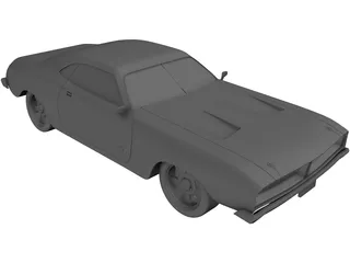 Dodge Charger RT (1969) 3D Model