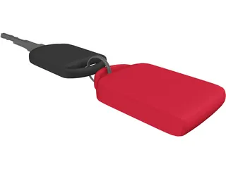 Car Key Fob 3D Model