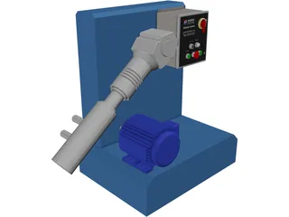 Cryogenic Pump 3D Model