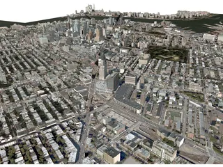 New York City Brooklyn 3D Model