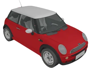 Mini Cooper 3D Model