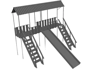 Children Playground 3D Model