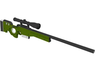 L96A1 3D Model