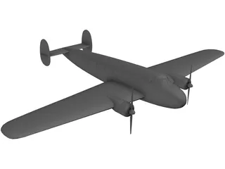 Lockheed L-10 Electra 3D Model