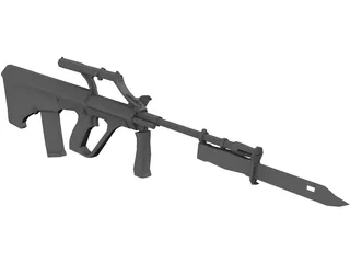 Steyr-Aug 3D Model