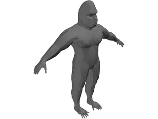 King Kong 3D Model