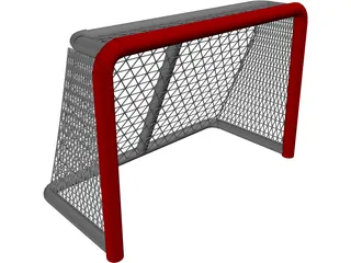 Hockey Goal 3D Model