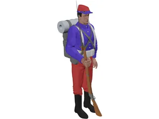 Soldier (1879) 3D Model