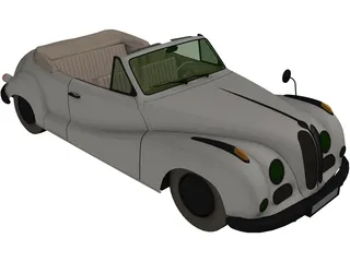 BMW 502 (1954) 3D Model