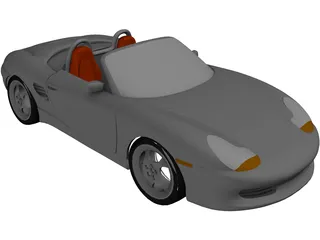 Porsche Boxster (1997) 3D Model