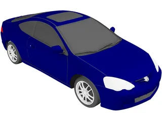 Honda Integra [Acura RSX] (2001) 3D Model