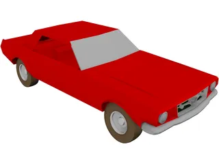 Ford Mustang (1965) 3D Model