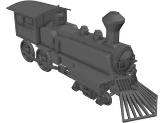 Steamtrain 3D Model