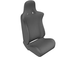 Seat Racing 3D Model