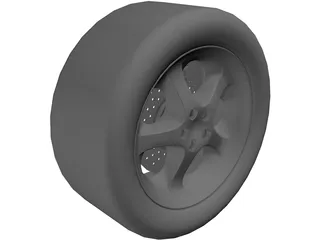 Wheel Racing [+Caliper] 3D Model