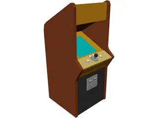 Arcade Game 3D Model