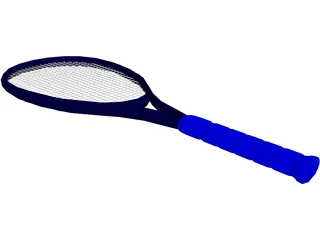 Tennis Racquet 3D Model