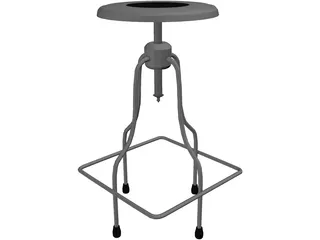 Precision Stool 3D Model