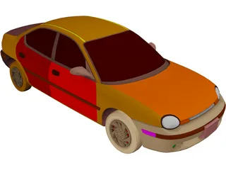 Dodge Neon (1995) 3D Model