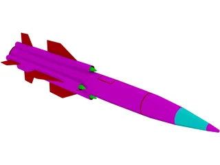 SSN-22 Sunburn (Soviet) 3D Model