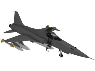 F-5E 3D Model