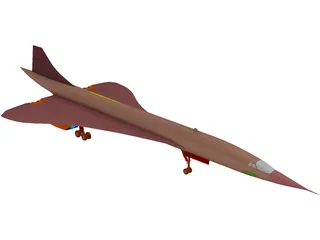 Concorde 3D Model