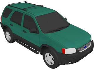 Ford Escape XLT (2001) 3D Model