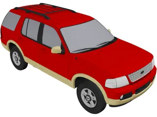 Ford Explorer (2001) 3D Model