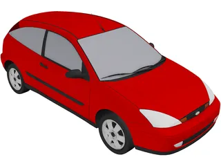 Ford Focus (2000) 3D Model