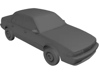 Chevrolet Cavalier (1989) 3D Model