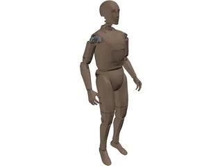 Crash Dummy 3D Model