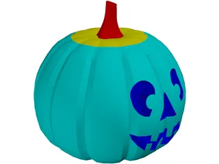 Jack-o-Lantern 3D Model